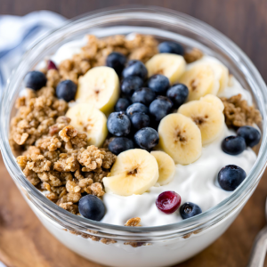 Lactose Free Greek Yogurt Parfait